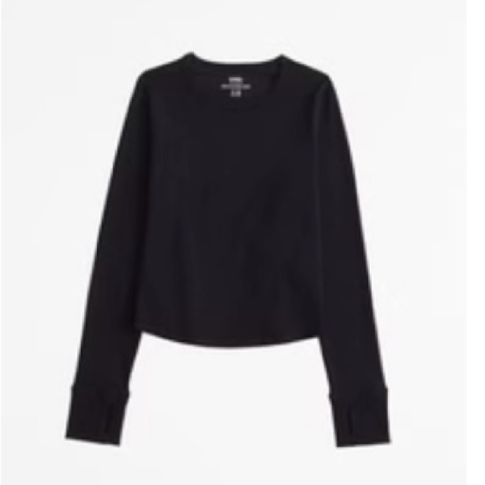 Abercrombie Kids Girls Black Long-Sleeve Tee